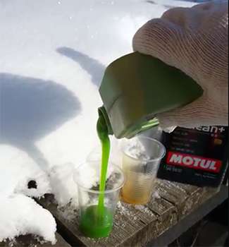 Масло молиген 5w40 на морозе