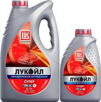 Масло Lukoil Super 10W-40: моторное масло полусинтетическое